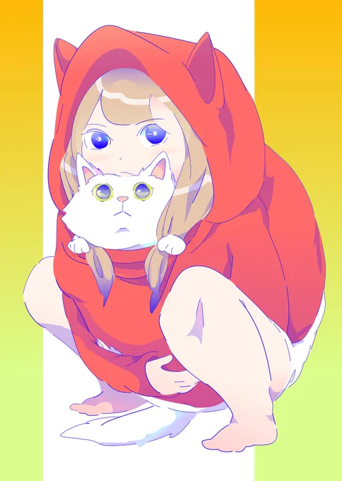 #猫イラスト #猫 #絵描きさんフォロバ100 #イラスト #art  #illustration #芸術の輪 #芸術同盟人馬一体ならぬ人にゃ一体の絵肌ざみーでさーねー冷房から暖房へ1日も移行期間ない昨今いかがお過ごしでしょうか.元来砂漠の生き物お猫様は超よゆーなんでしょうか.我々も寄り添って熱を譲り合いましょ 