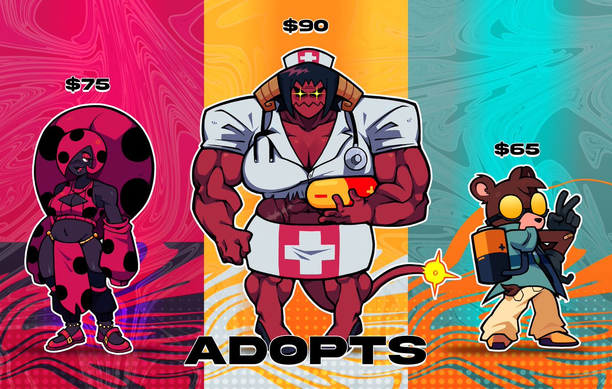 GetItMiller's tweet photo. My commissions…are finally open!

THIS TIME ITS THE BIG SALE, Which means everything is now in the right place 

WHATS NEW‼️
I’m selling adopts, I put a lot of care on these designs so do give them a good home for me, AND I’m now on patreon so you get access to BTS content. https://t.co/vZWjy6ST3q