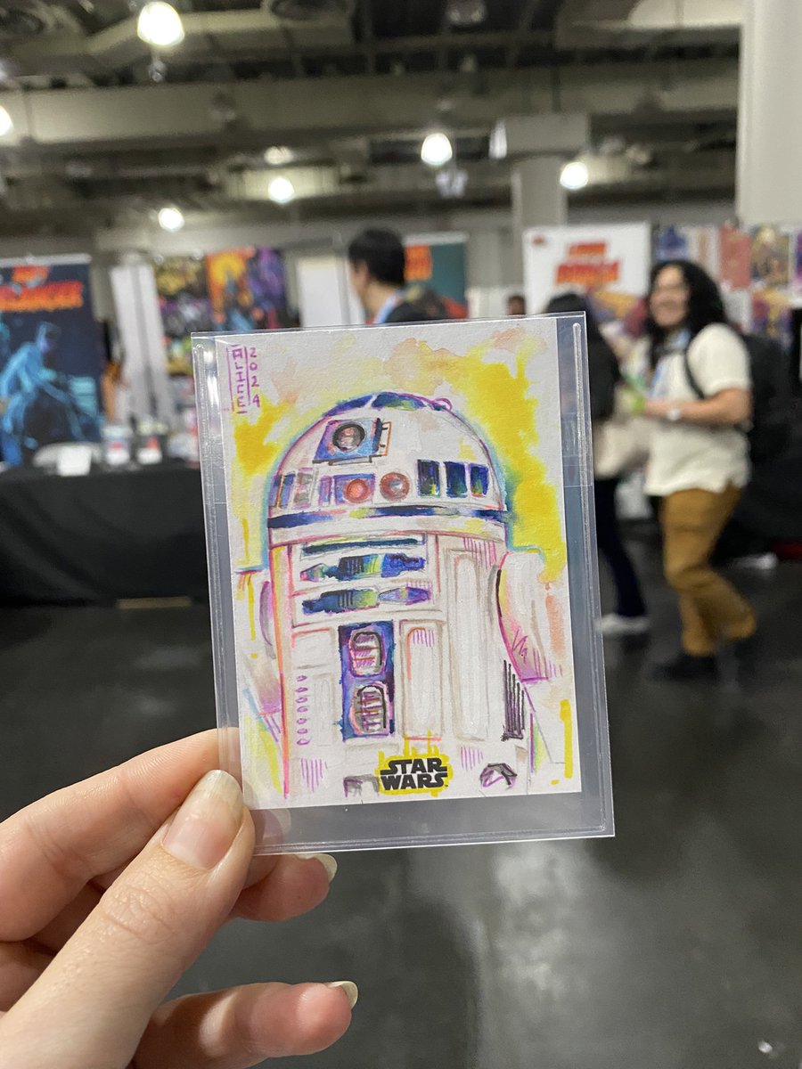 You know what. I’m proud of the stuff I’ve done this NYCC. I like little cards. I like comic con. I’m lucky.