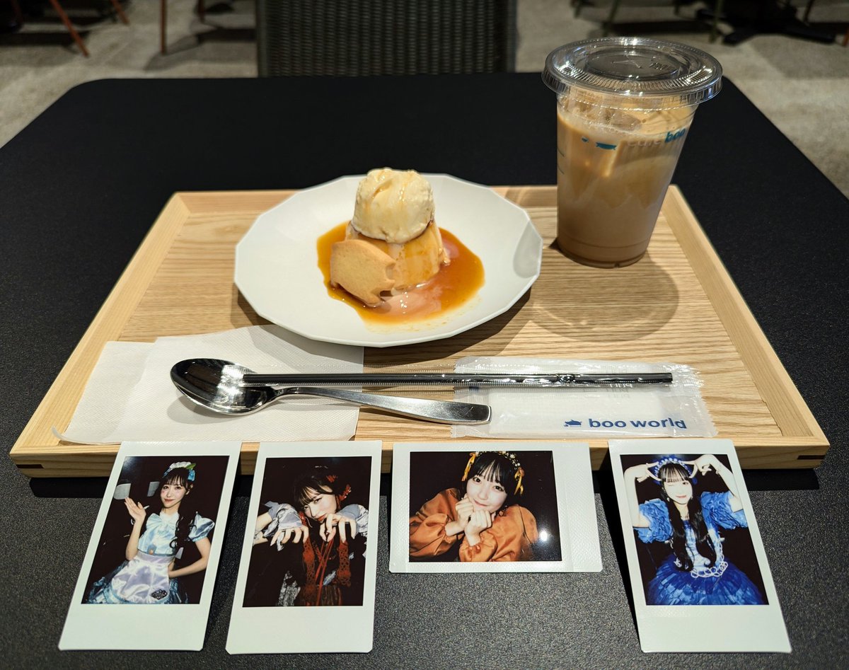 hiroyuiforever's tweet photo. 大阪出る前に、出来たてのカフェでプリン活新規開拓🍮🥄
程よく固めのプリン◎だったし、ブタさんのクッキーもCUTE🐖
昨日のラボセのベストショットたちと共に…😚
一途じゃなくて、大変申し訳ありません🙇♂️🙇♂️🙇♂️笑
#櫻井優衣
#立花琴未
#川本笑瑠
#増田彩乃
#boobooboo https://t.co/YsH17CvGaQ