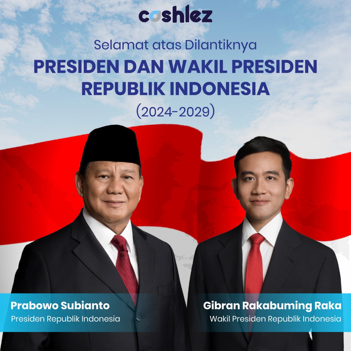 Selamat atas pelantikan Presiden dan Wakil Presiden Republik Indonesia! Semoga kepemimpinan baru ini membawa Indonesia menuju kemajuan yang lebih besar, kesejahteraan bagi seluruh rakyat, serta keadilan yang merata!