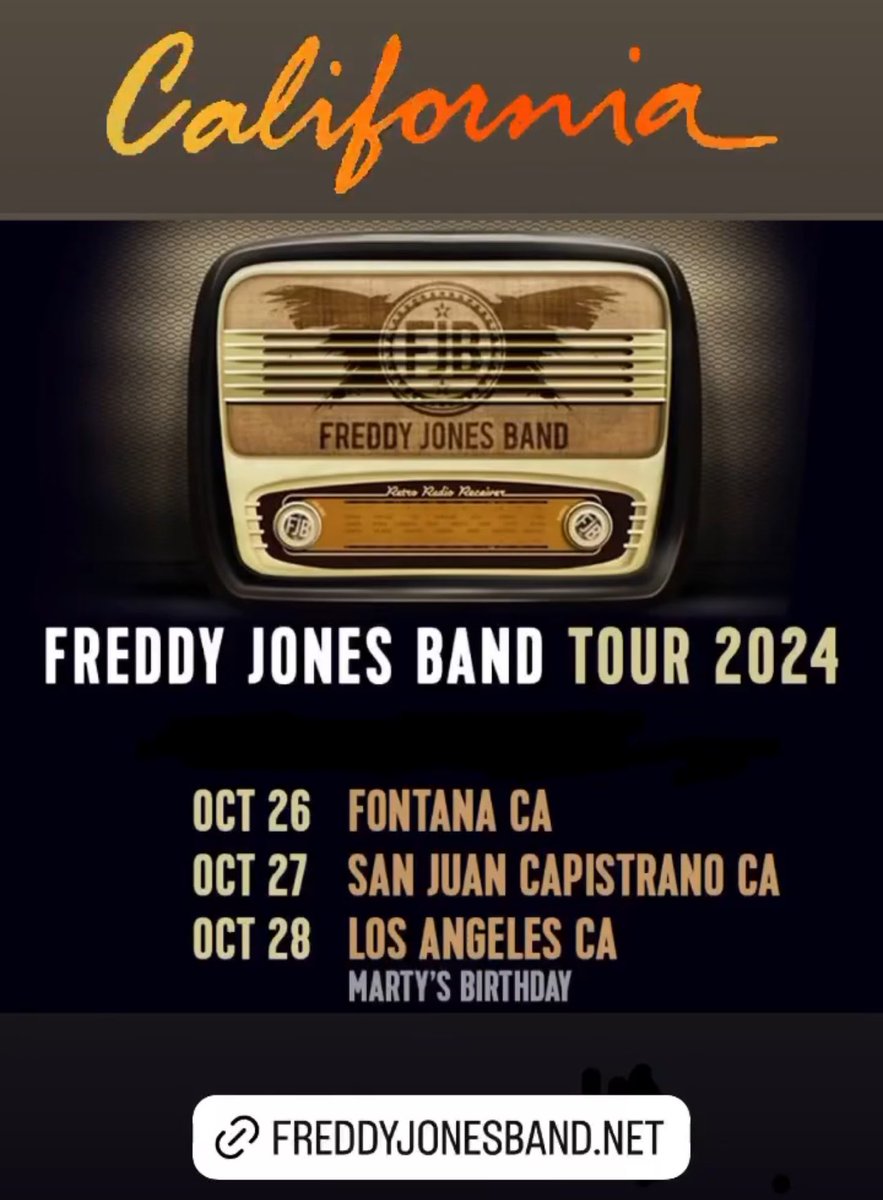 Rich Ross (@richross13) on Twitter photo FreddyJonesBand.net California we are coming for ya! FreddyJonesBand.net California we are coming for ya!