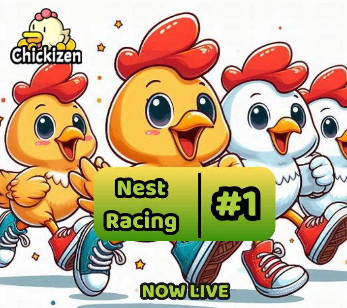 chickizenTON's tweet photo. 🏁 Nest Racing Event #1 has officially restarted NOW! 🏎💨
🗓 Duration: 3:00 AM UTC Oct 21 - 2:59 AM UTC Oct 28
💰 Prize Pool: 50 TON, 200K $CHICK, 33 NFTs
It’s time to rev up and race your way to the top! Don't miss out on the fantastic prizes! 🚀🔥
#NestRacing #Chickizen #RaceToWin #BigPrizes