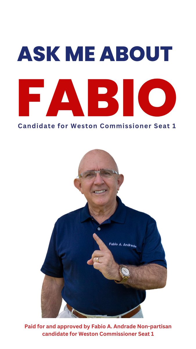 FabioASays's tweet photo. https://t.co/TLG9aemnkG…. Estamos en la recta final. Vamos a ganar con la ayuda de 🙏 y la comunidad. We are going to beat evil with the grace of 🙏. #Fabio4weston #VoteFabio #VictoryFabioNov5. #VoteFabioNov5 @AlvaroUribeVel https://t.co/ebsta654hS
