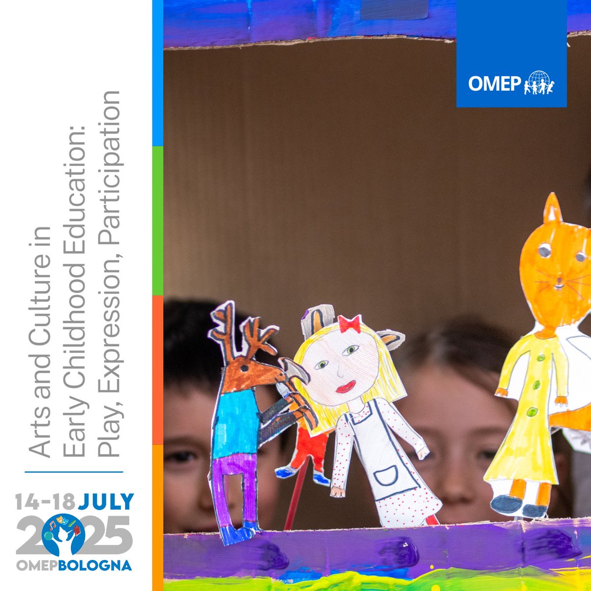 Italy hosts the 77th #WAC2025, focused on 'Art and culture in early childhood education'. In a world of changing challenges such as climate change, peace and the future of our societies, it is crucial to join forces in art and culture.
✅ omep2025.org