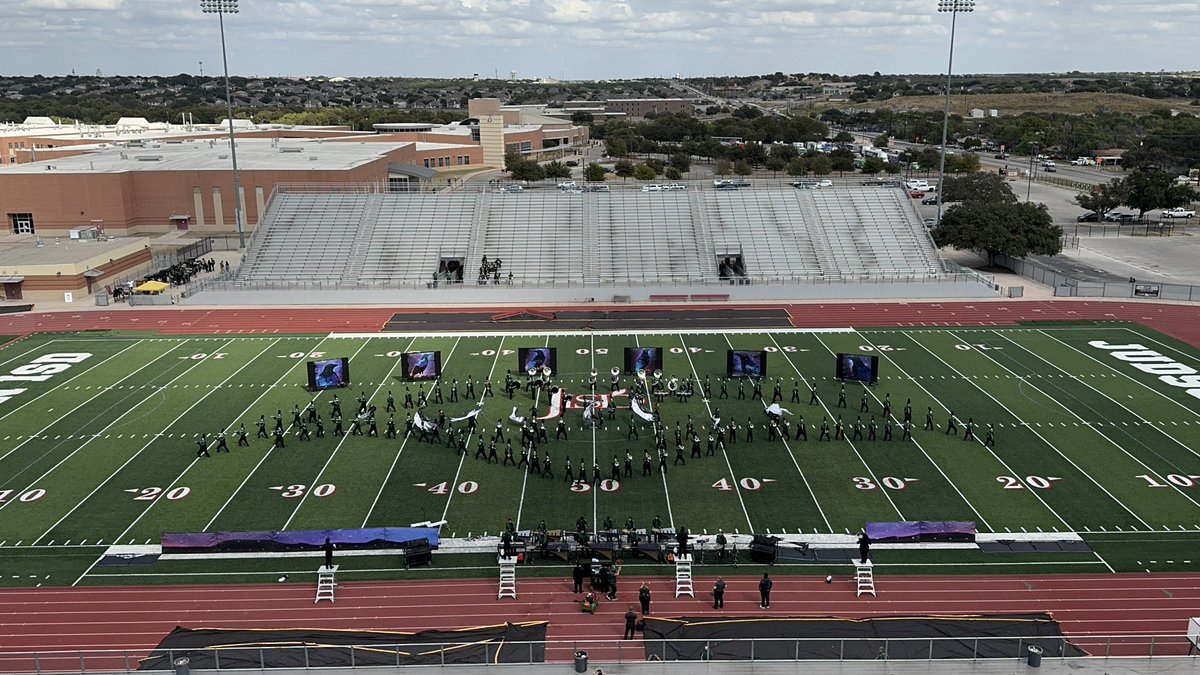 swisdfinearts's tweet photo. Congratulations to the Southwest HS Marching Band for earning unanimous Division 1 ratings at UIL Region Marching Contest! They will advance to the Area Marching Contest on Saturday, Oct. 26 at Gupton Stadium in Cedar Park Prelims time TBA. @swisd @swisd_swhs @SouthwestBand https://t.co/f54rOJEeTh