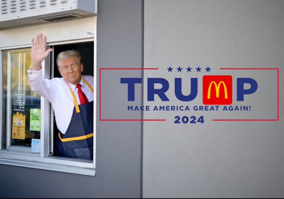 LParillaFan's tweet photo. You really have to applaud @McDonalds for taking a chance by hiring a convicted felon 😍#Trump https://t.co/GqsJnix7XJ