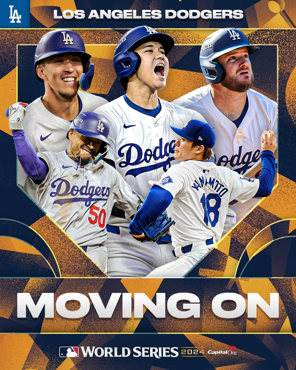 THE LOS ANGELES DODGERS ARE GOING TO THE WORLD SERIES!