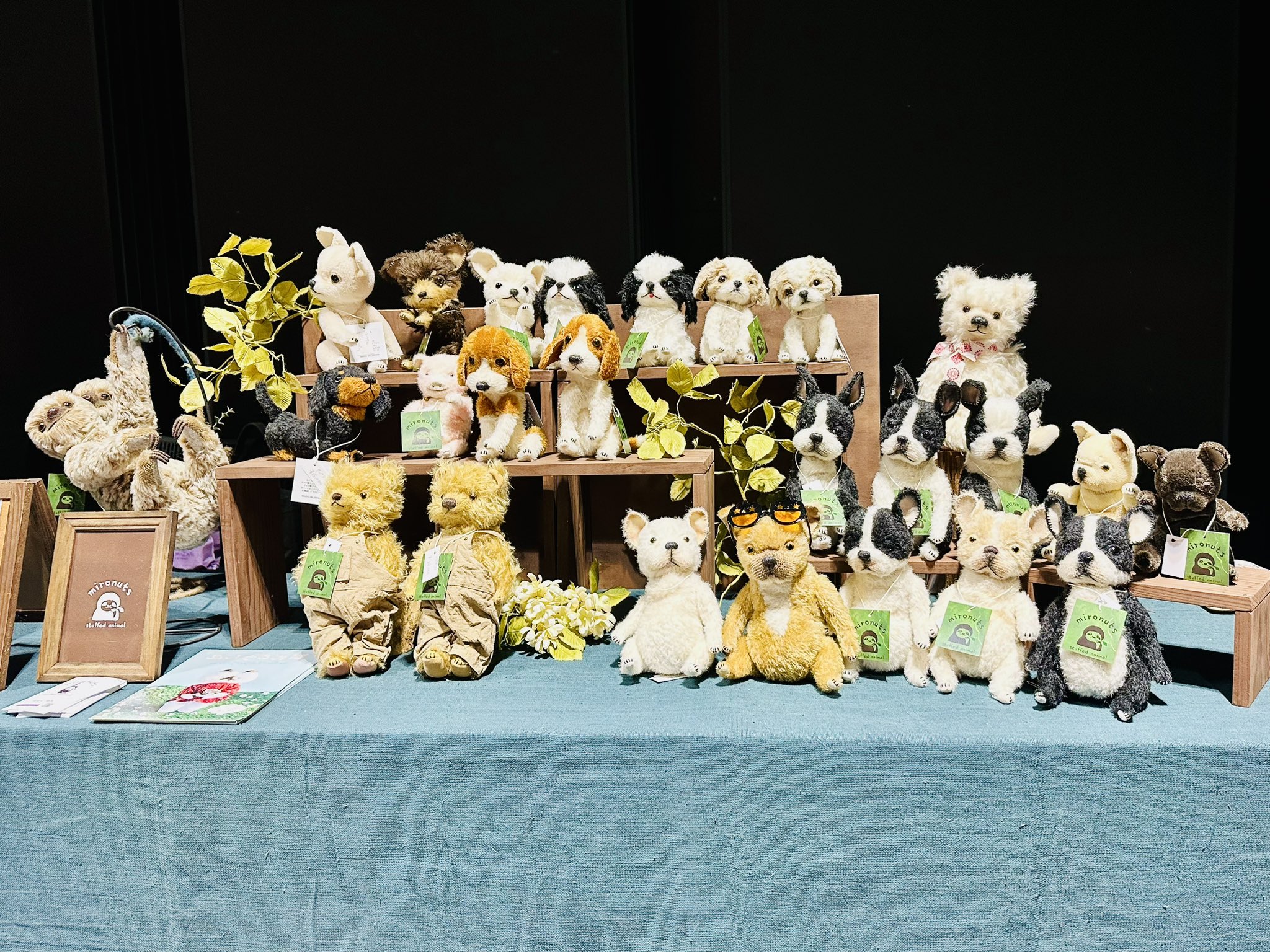 作家さま　スキーもするカワウソぬいぐるみ　テディベア　アートドール　ハンドメイド 作家さま スキーもするカワウソぬいぐるみ テディベア アート