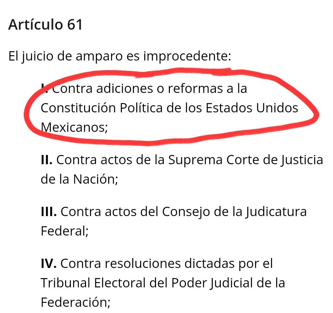 JorgeArmandoR_'s tweet photo. Para que los seguidores de la ministra Norma Piña discutan en grupos de tres... esto dice la Ley de Amparo, artículo 61. https://t.co/LbhKSSY03f