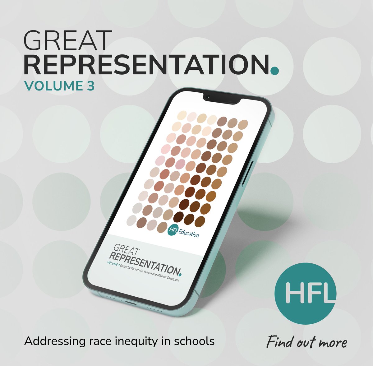 Striving to implement race equity in your school or setting? Introducing volume 3 of Great Representation!

Full of lessons from schools who have been on a journey to improve race equity, this book provides inspiration and initiatives for any schools/settings looking to promote