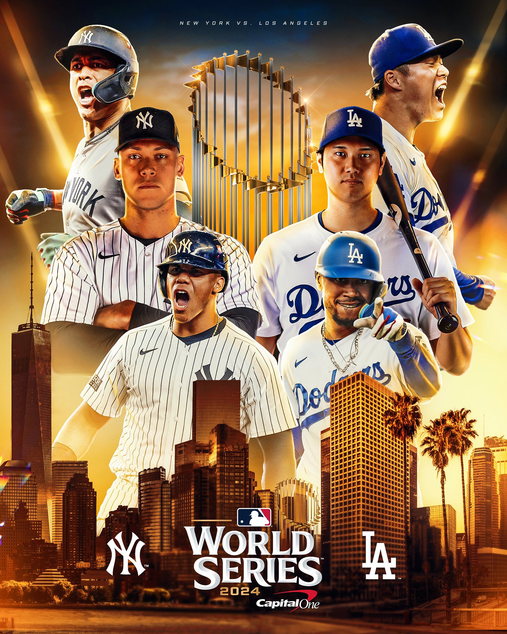 X 上的MLB：“THE #WORLDSERIES MATCHUP IS SET @YANKEES