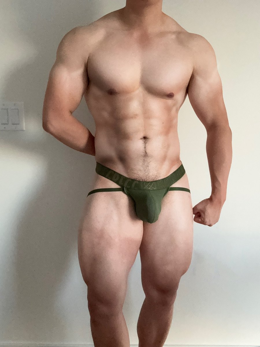 stanleyelee2's tweet photo. New @gregghomme jock. As y’all know I exclusively wear jocks at work and thongs in bed. This cut of jock has really been working its way into my night time wear! What do you think, would you wear it? https://t.co/WMIPLcOXKB