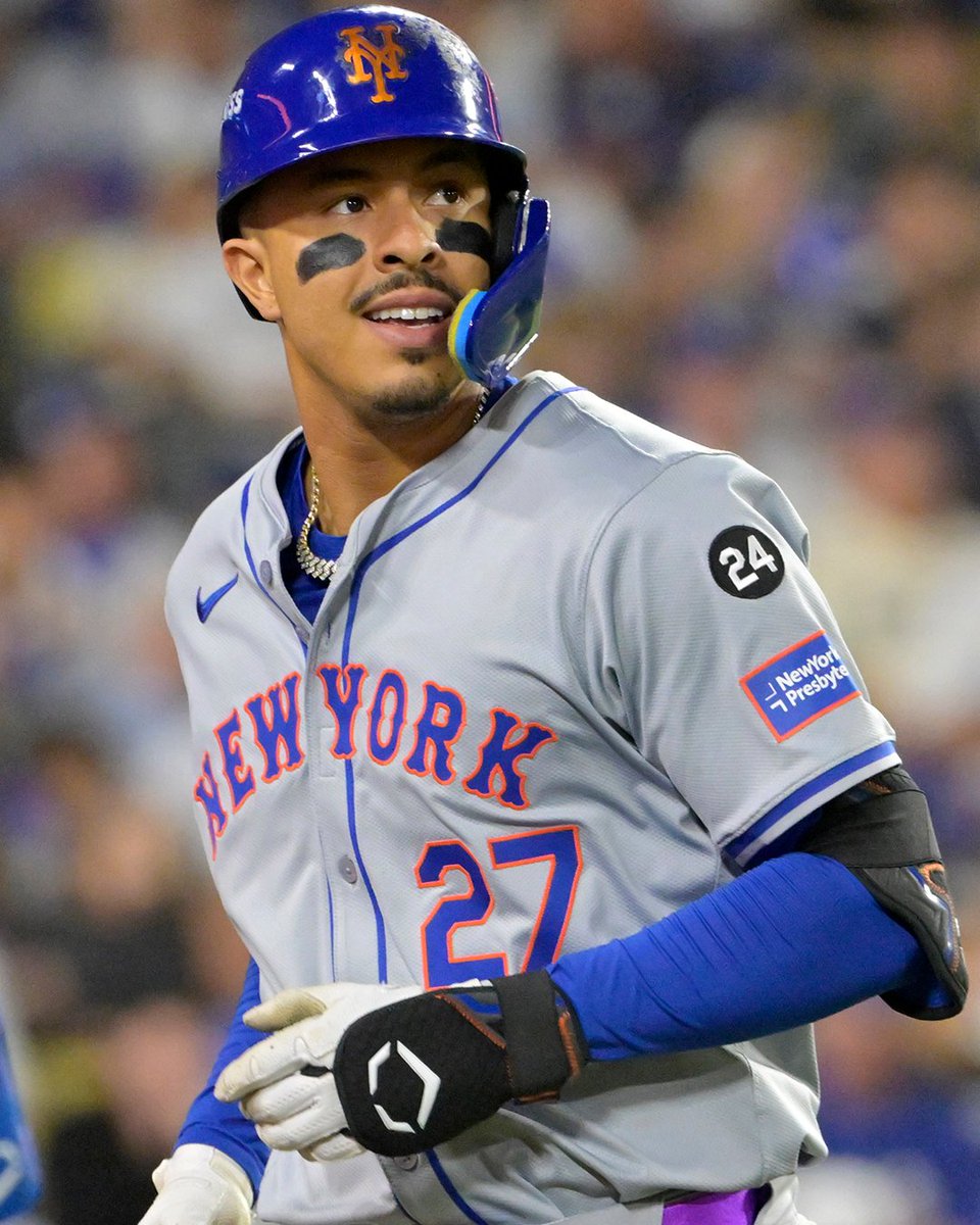 Mark Vientos set a new Mets postseason record with 14 RBIs in the 2024 playoffs.

2024 Postseason stats (13 games): .327 AVG (18-for-55), 5 HR, 14 RBI, .998 OPS