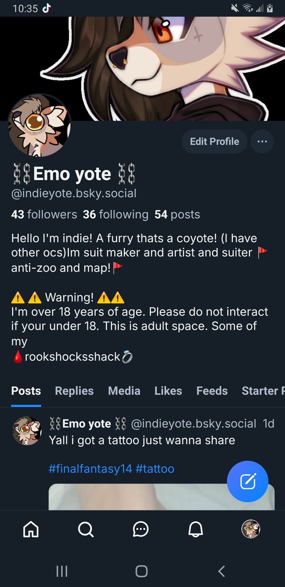 Indie_yote's tweet photo. Come fallow me there please if you want to https://t.co/D4kRKP9r4d