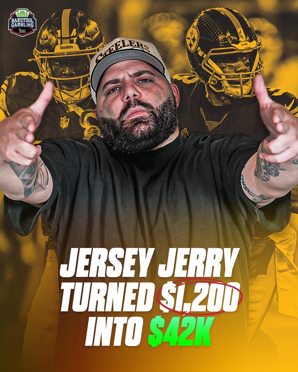 stoolgambling's tweet photo. WHAT A NIGHT FOR @Jerrythekid21 

Cashing two parlay on @DKSportsbook for $42k https://t.co/S0ADXH4Cqh