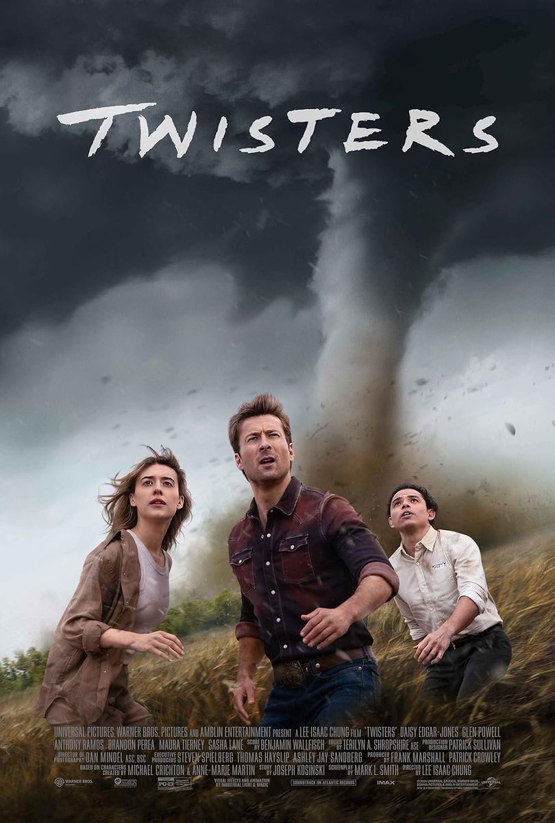 _JYTan's tweet photo. I didn't exactly set out to do this, but over the weekend I caught three sequels to 80s-90s films. Evil Dead Rise may be my favorite of the bunch (the rest just didn't have enough chainsaws, sorry), but Twisters may be the biggest surprise - both familiar and refreshing. https://t.co/lhCz45xxOv