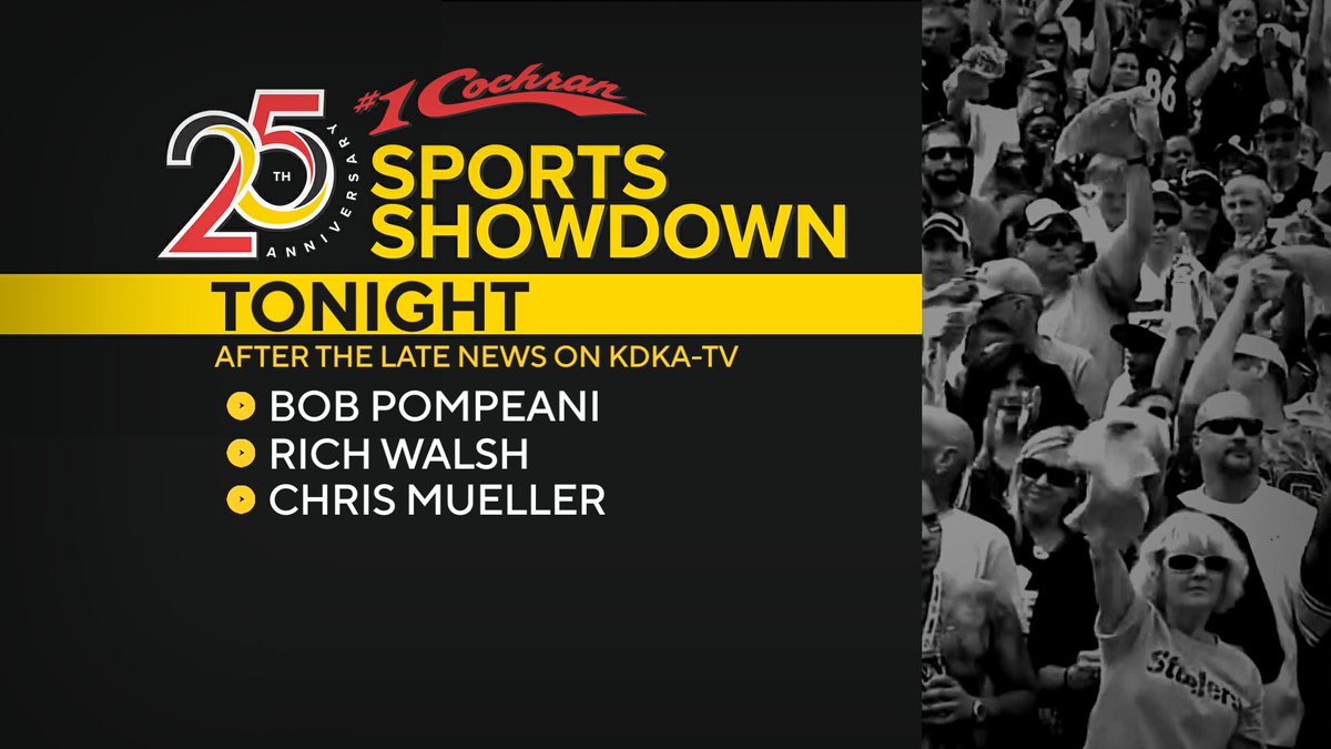LIVE POSTGAME REACTION: 

Tune in to the <a href="/number1cochran/">#1 Cochran</a> Sports Showdown right now on <a href="/KDKA/">KDKA</a> following the latest #Steelers win