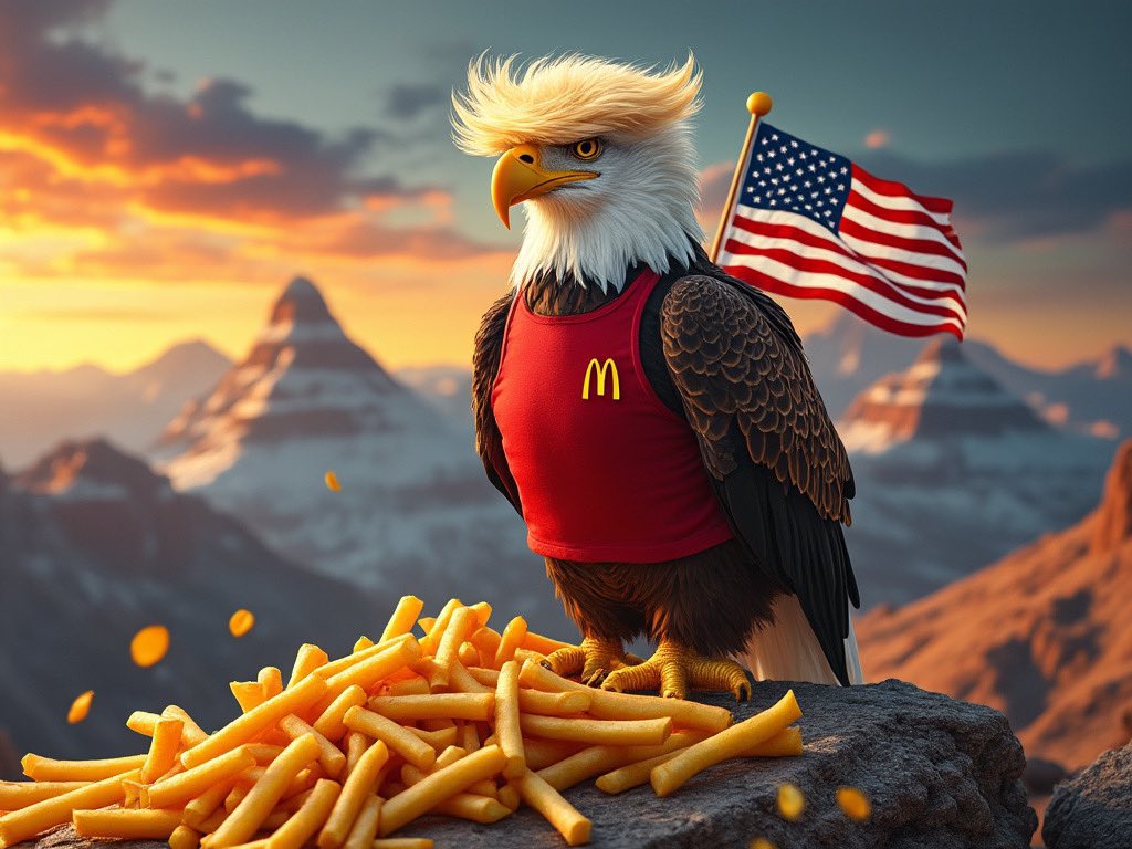 bouboulandQC's tweet photo. Après la chanson "the eating the dog", voici Mac Do. Ce gars est un génie de la com !!! https://t.co/jwH2c9a9Kv