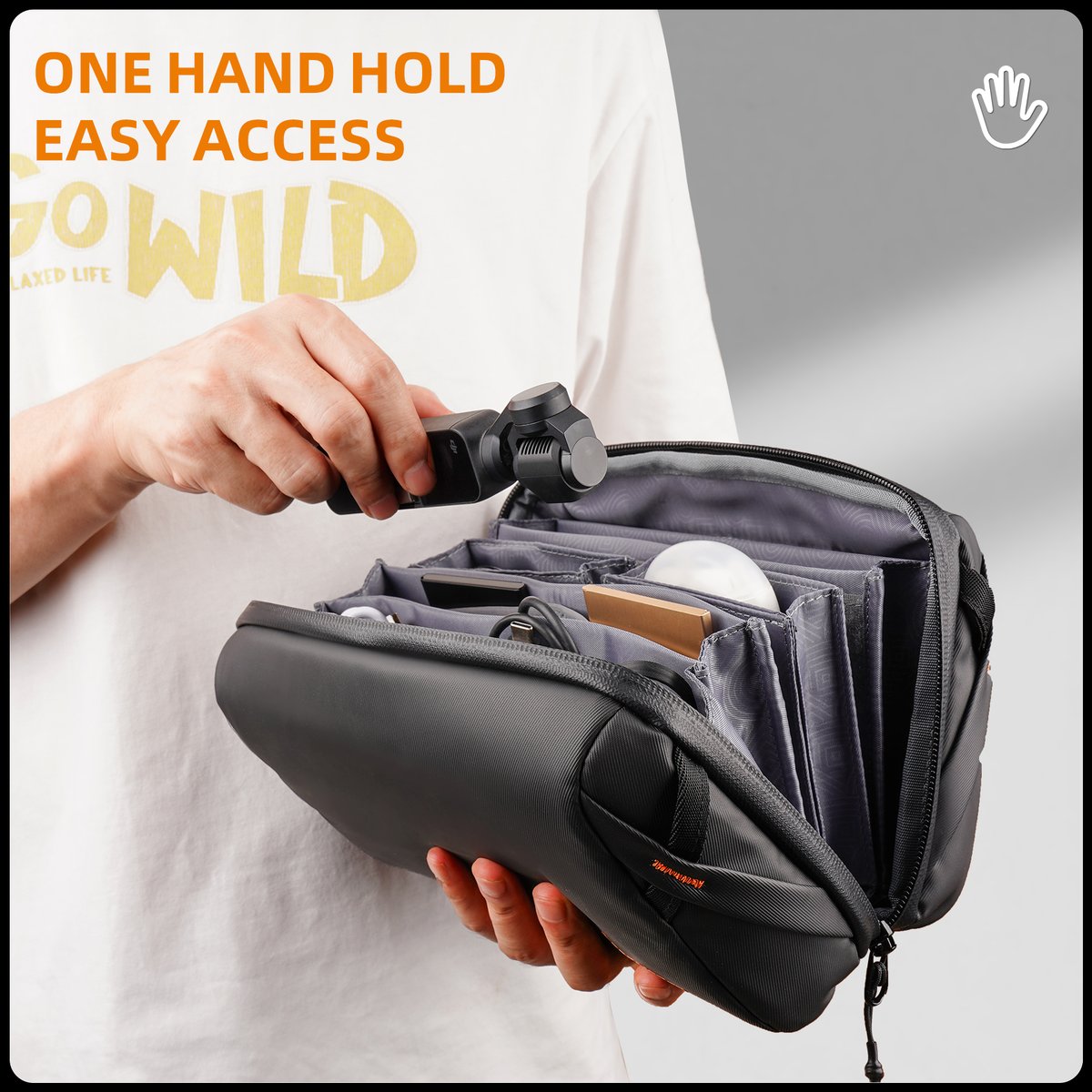 FotoproOfficial's tweet photo. Organize effortlessly with the BN-2318 Digital Storage Bag!🆕Finely divided spaces and a detachable inner pouch adapt to your needs.
☑️Waterproof and dirt resistant
☑️For hand-carry and cross-body
☑️Compact size for handhold
https://t.co/UvgK8mcIWW
#fotopro #camerabag #storagebag https://t.co/z2KVBttYER