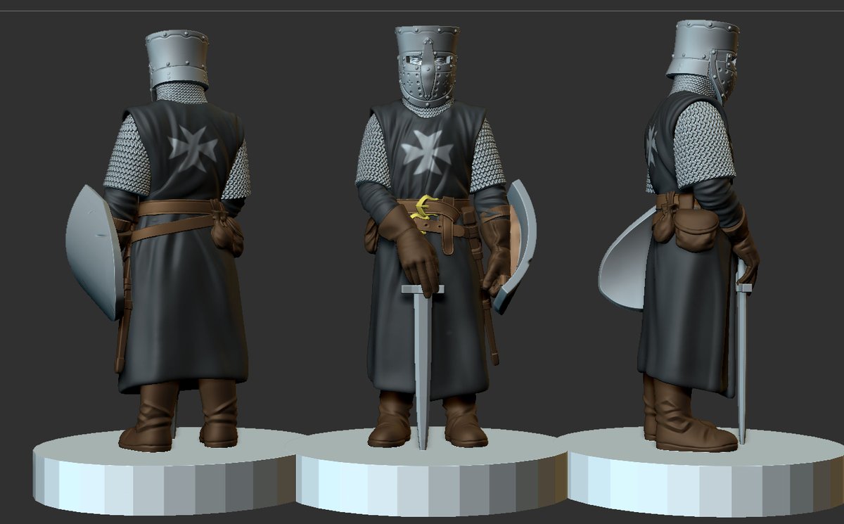 RogueHero3d's tweet photo. Another Hospitaller is available on Cults3d and Myminifactory.
#zbrush #3dprint #3dmodeling #characterart #3d #b3d https://t.co/ps7nGZYpET