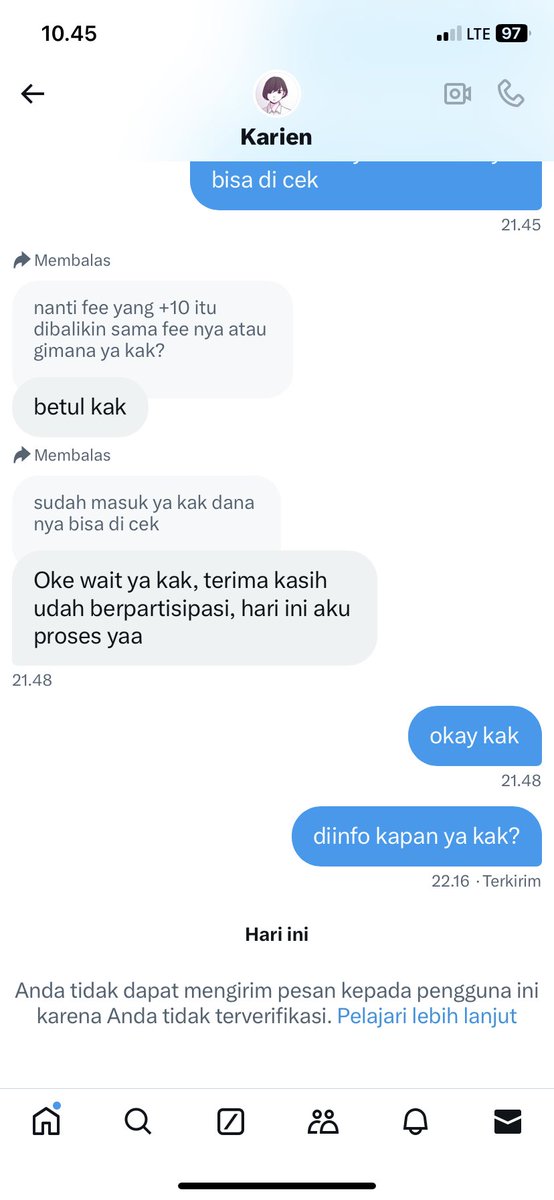 ppppjx's tweet photo. #jobreceh hati” ya sm org ini kena lg gue sm org gajelas yg bs cek akun nya minta tolong dong di kyc bybit
hidup lo ga berkah😋 https://t.co/4HNy8C091d
