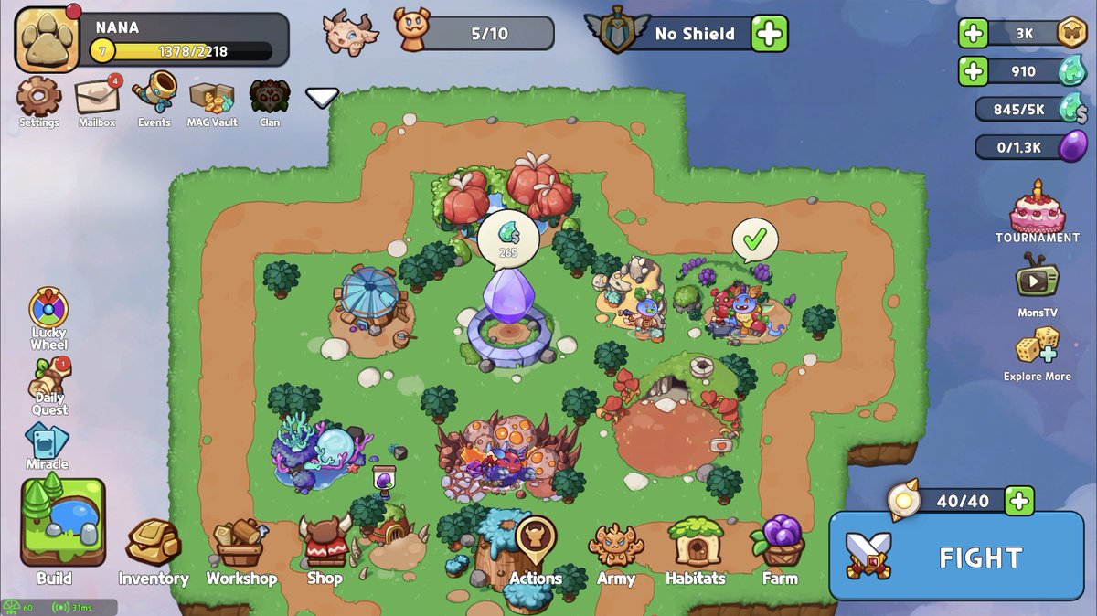Morning Check-in 📸

Visit your #Monsterrra land &amp; share the moment with us. 

Capture here: play.monsterra.io/?src=social1