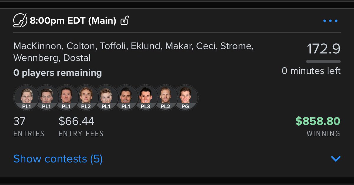 SOCCERDFSKING (@rohanteepat) on Twitter photo Been printing from the start of the NHL IS ON FIRE LETS GO <a href="/ThorbergJr_Erik/">Erik Thorberg Jr</a> <a href="/jfredrickson20/">Jeff Fredrickson</a> <a href="/612DFS/">612 DFS</a> Been printing from the start of the NHL IS ON FIRE LETS GO <a href="/ThorbergJr_Erik/">Erik Thorberg Jr</a> <a href="/jfredrickson20/">Jeff Fredrickson</a> <a href="/612DFS/">612 DFS</a>