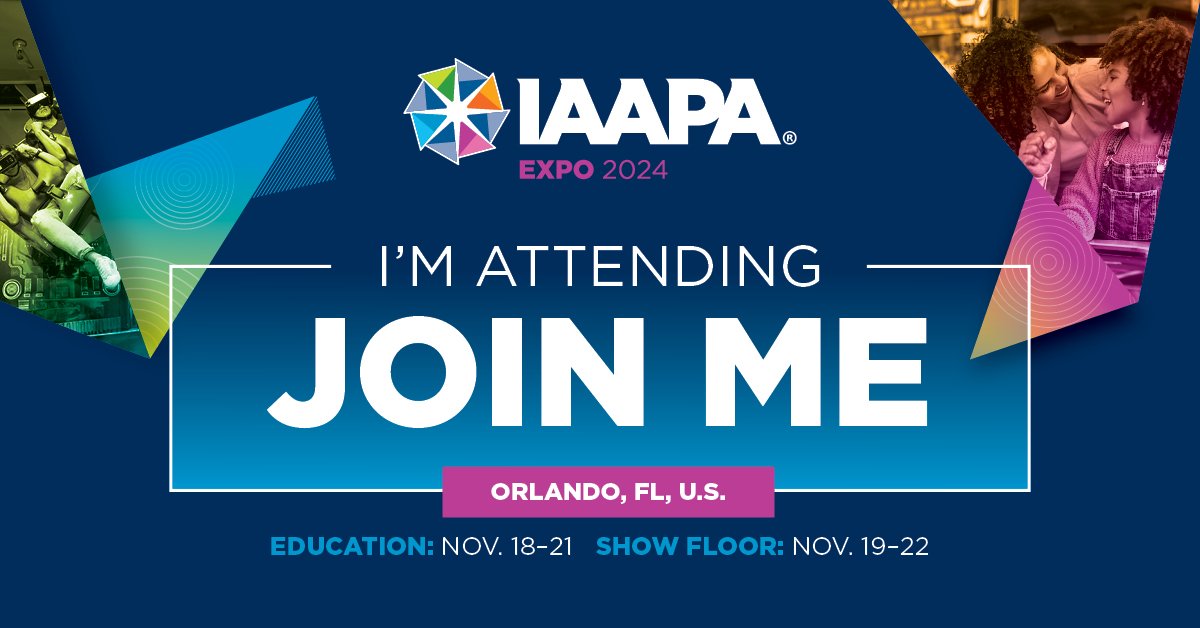 #IAAPAExpos is zooming towards us faster than a roller coaster!

In just one month, I'll be in Orlando, diving into a world of cutting-edge rides, mind-blowing tech, and enough innovation to make your head spin (in a good way)!

Join me! 
 i.snoball.it/p/Mdms/t/3