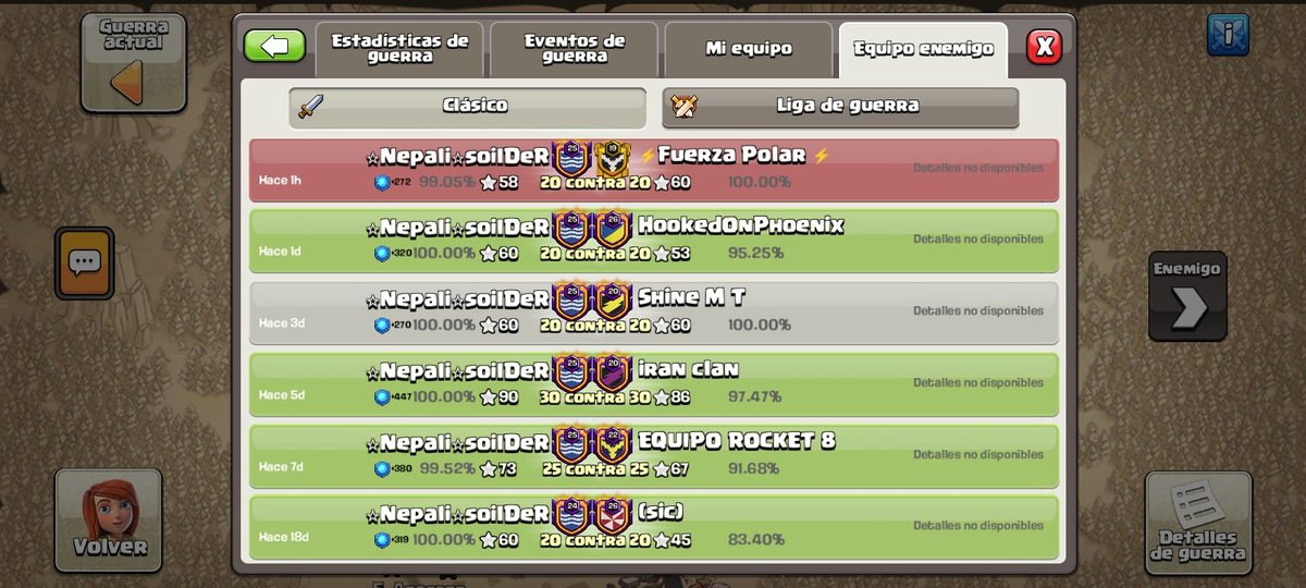 Ahora super cell nos tira puros clanes con rachas de victorias 🙄 y a nosotros nos dicen los tumba rachas 💪🔥🔥 Vente Únete y crece junto a nosotros 🔥🔥🔥