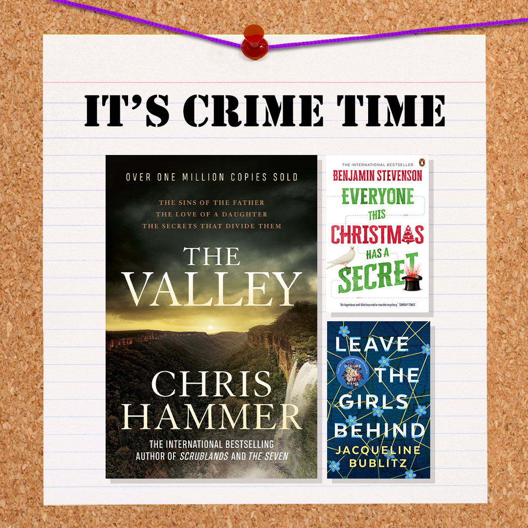 Hey, crime fiction fans! It’s your favourite time of the month… 🔍🕵️‍♀️
This October, we have a thrilling lineup of new crime fiction releases sneaking onto our shelves. 

Visit us in-store or online to get your crime fix: bit.ly/3tgxX2W