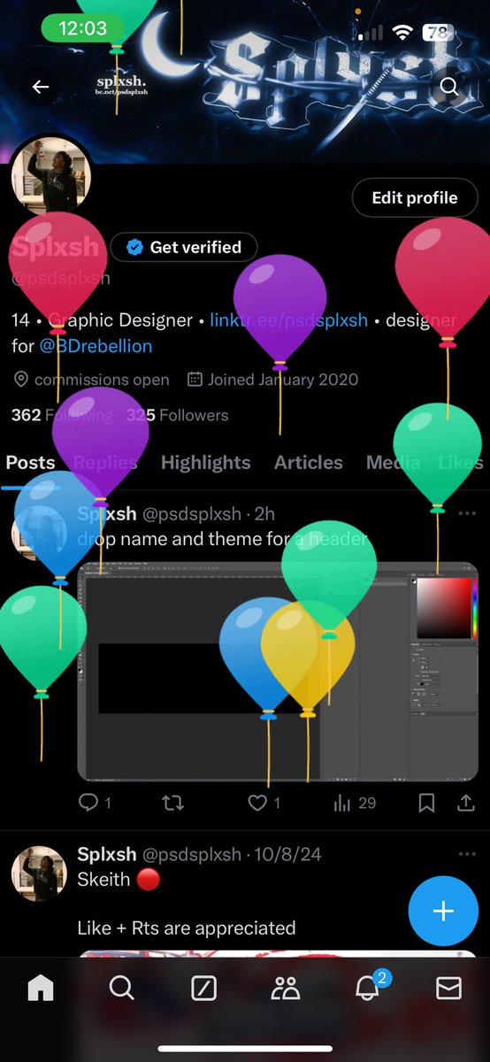 balloons