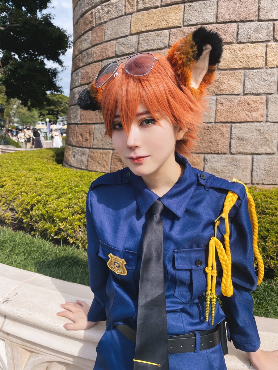 xh723__'s tweet photo. 巡回中🦊🚓
#Dハロ仮装 #Dハロ仮装2024 https://t.co/l64Spf1jEO