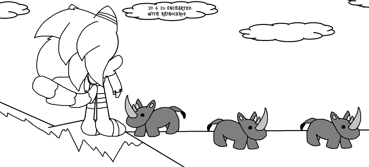 RFandom12's tweet image. Inktober Day 20 &amp;amp; 21: Uncharted and Rhinoceros

This was a struggle, until I decided to mix this one with the next day's theme
#Inktober #inktober2024 #inktober_perfectchallenge2024