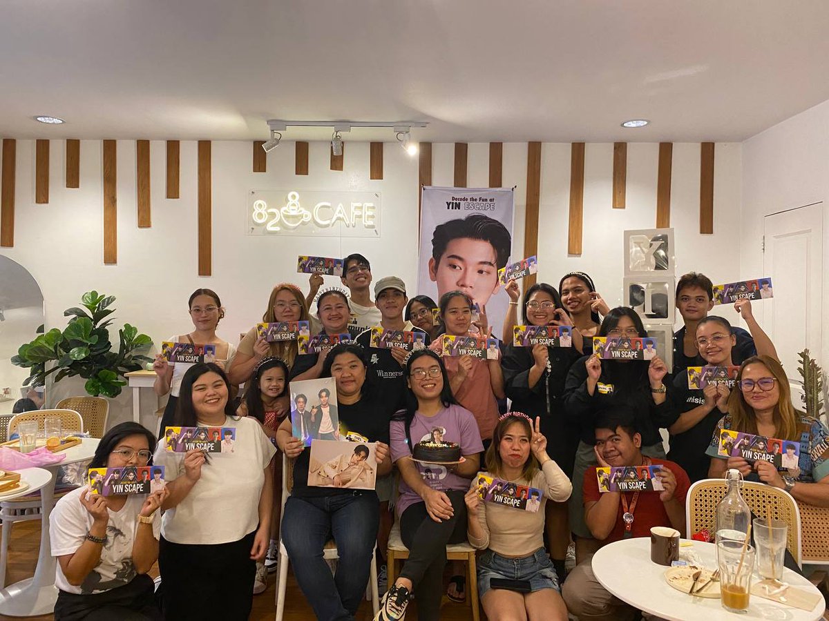 YinWarPHIL's tweet photo. "Decode the fun at Yin Scape"
Thank you so much, PH YORS, for joining us at our YIN post-birthday celebration cupsleeve event! Your presence made the day even more special, and we truly appreciate your support.
We look forward to seeing you at our next event!
#YWPH #yinyin_anw https://t.co/dY7vvC74Da