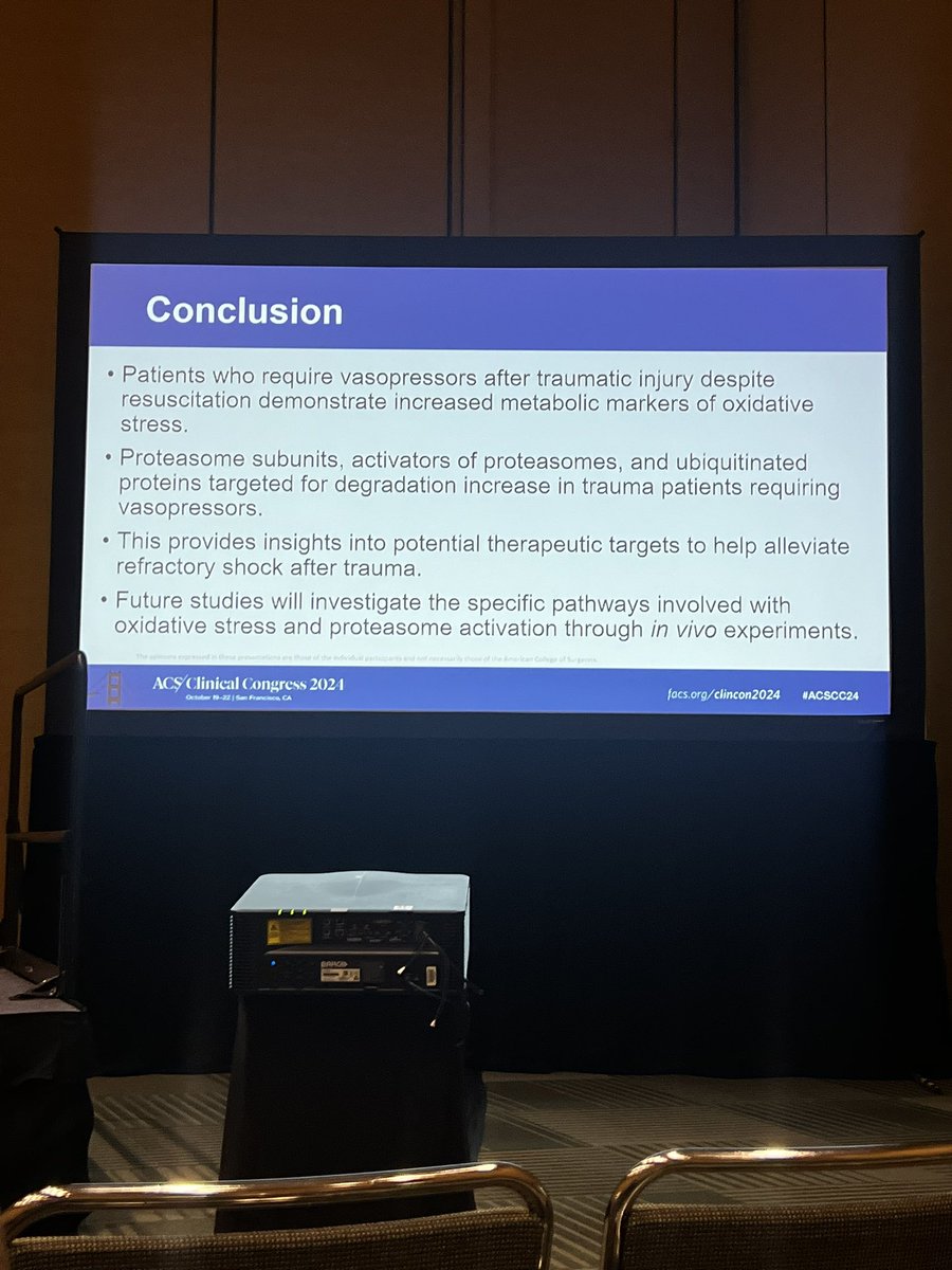 Otto N. Thielen (@othielen24) on Twitter photo Fantastic presentation by <a href="/BenRamser/">Ben Ramser, MD</a> on refractory shock in trauma and its association with oxidative stress and proteasome activation <a href="/AmCollSurgeons/">American College of Surgeons</a> <a href="/CUDeptSurg/">CU Department of Surgery</a> <a href="/mitchelljayc/">Mitchell Jay Cohen</a> <a href="/MichaelCrippsMD/">Michael Cripps</a> <a href="/cugites/">CU GITES</a> Fantastic presentation by <a href="/BenRamser/">Ben Ramser, MD</a> on refractory shock in trauma and its association with oxidative stress and proteasome activation <a href="/AmCollSurgeons/">American College of Surgeons</a> <a href="/CUDeptSurg/">CU Department of Surgery</a> <a href="/mitchelljayc/">Mitchell Jay Cohen</a> <a href="/MichaelCrippsMD/">Michael Cripps</a> <a href="/cugites/">CU GITES</a>