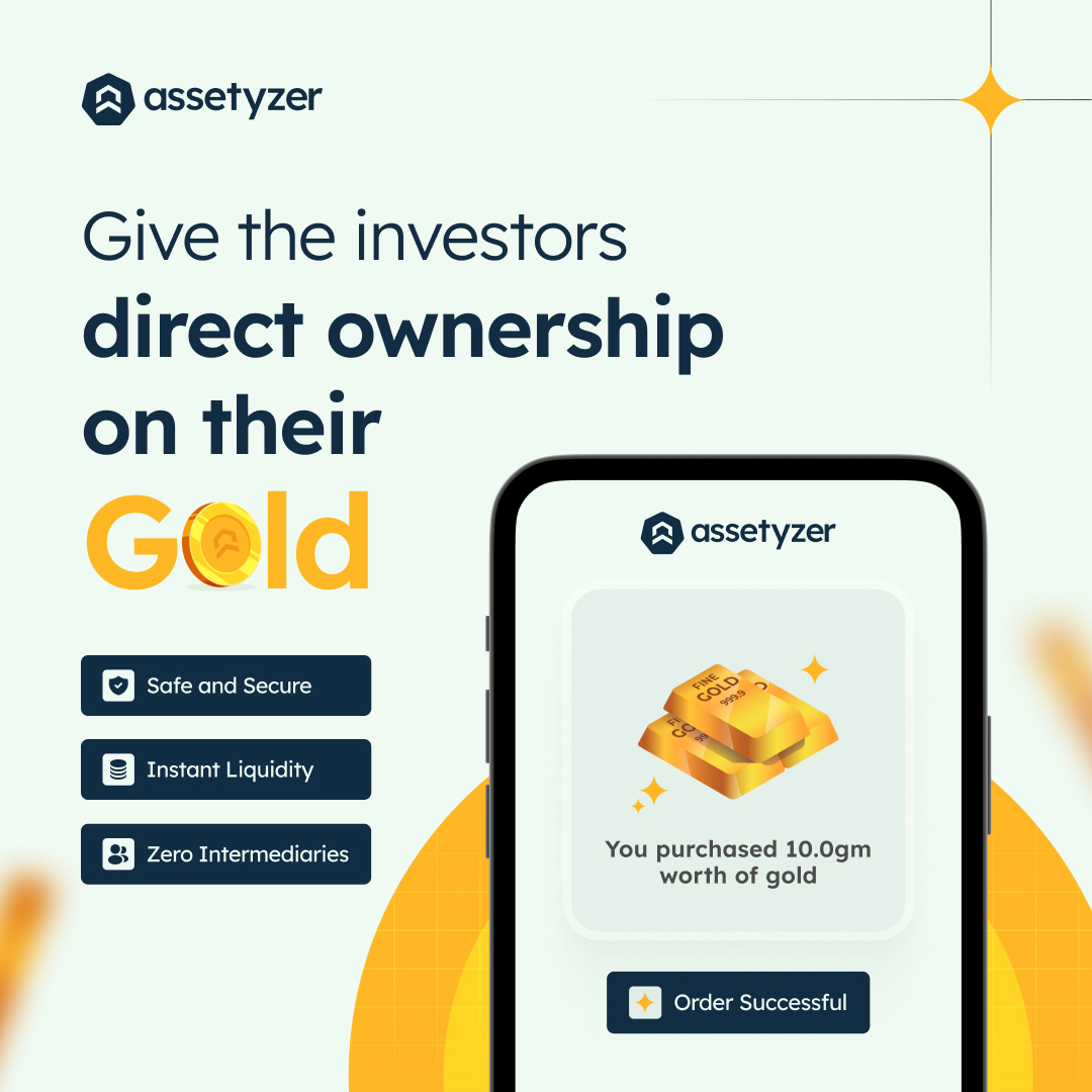 assetyzer's tweet photo. Investor standards are levelling up with direct ownership of gold!!📈
🚨Tokenized gold >>> Gold SIP >> Gold bonds🚨
#GOLD #investing #Tokenization #SIP #assetyzer #neucron #timechainlabs @rohansharan @RBI @GOLDCOUNCIL @MinesMinIndia @ICMM_com @MiningWeekly @mining @CdslIndia https://t.co/ZOrzch32RE