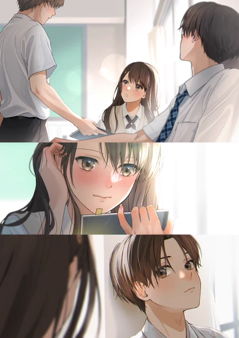 Pixivisionに掲載していただきましたきらめく瞬間。「青春を感じる」イラスト特集「俺にもその表情見せてよ」 