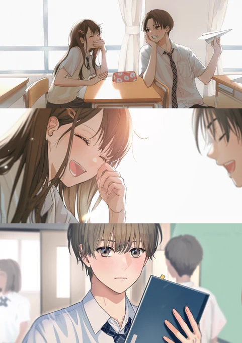 Pixivisionに掲載していただきましたきらめく瞬間。「青春を感じる」イラスト特集「俺にもその表情見せてよ」 