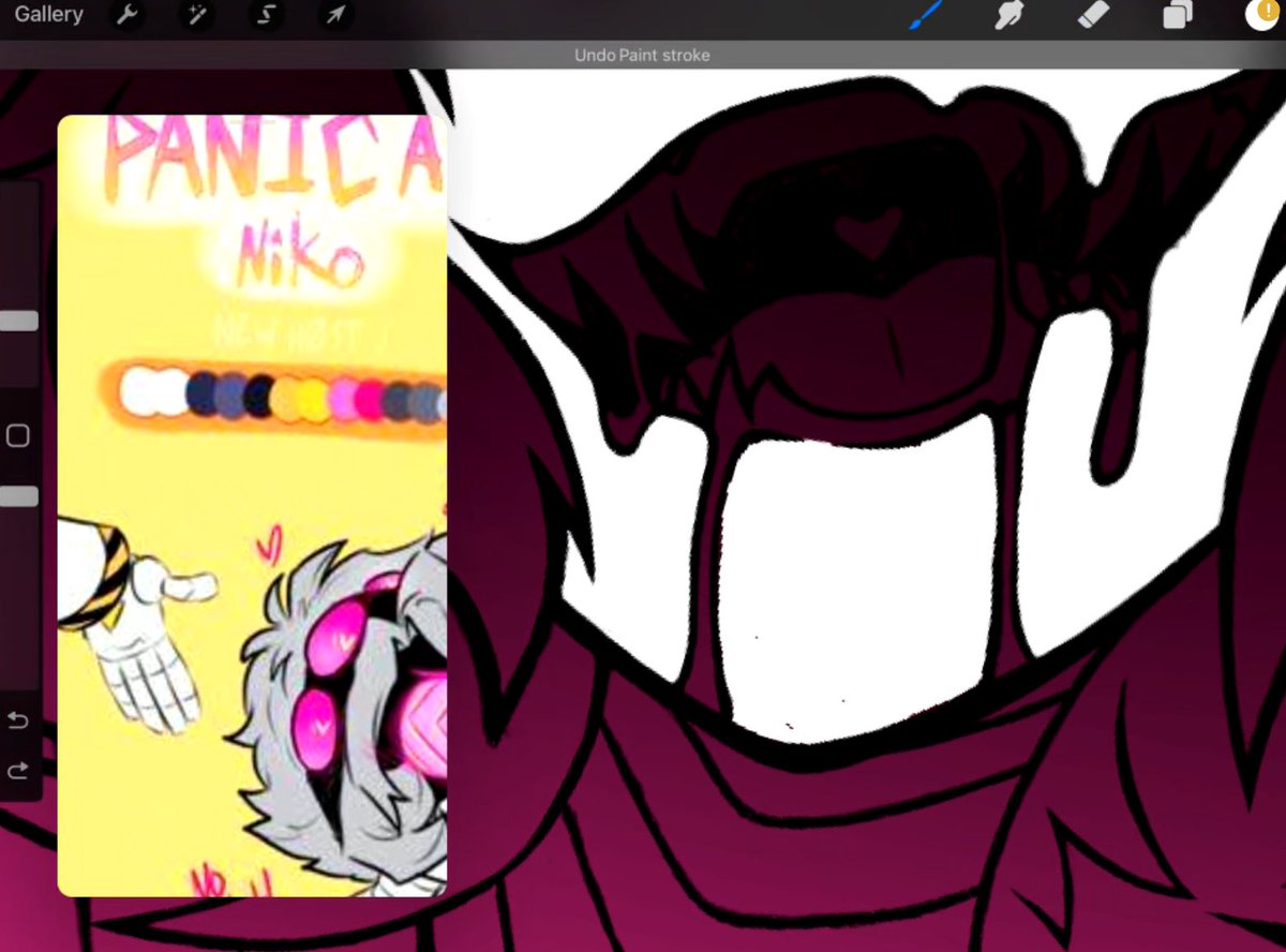 A new little WIP Teaser for some fan art of the 

#MDpanicAU 

#MurderDrones #fanart #teaser #wipart 

Reference in screen shot is made by the creator <a href="/CandyAsbestos/">Tofe</a>