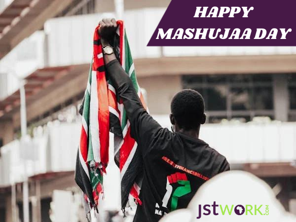 jstwork_com's tweet photo. 𝐇𝐚𝐩𝐩𝐲 𝐌𝐚𝐬𝐡𝐮𝐣𝐚𝐚 𝐃𝐚𝐲 🇰🇪 

Today, we honor the heroes who have shaped Kenya’s history and those who continue to make a difference every day. 
 #MashujaaDay #HeroesDay #Kenya #2024 https://t.co/3vE5VOpfQ4