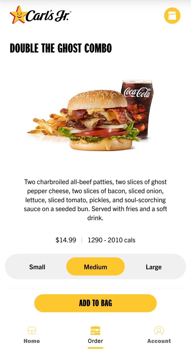 Crvnkles's tweet photo. @Bethey26717153 @NeoNightly @sdeasland1 @Strandjunker I live in LA, and this is the price of a combo at Carl's Jr. https://t.co/XxJC8NfjGv
