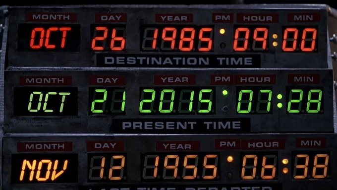 DerAltePoet's tweet photo. Der heutige 21. Oktober ist natürlich der #BackToFutureDay https://t.co/jYF3ilsiP9