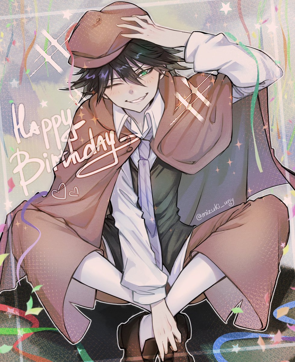 💚💛🤎
#文スト #BSD
#探偵社の名探偵生誕祭2024