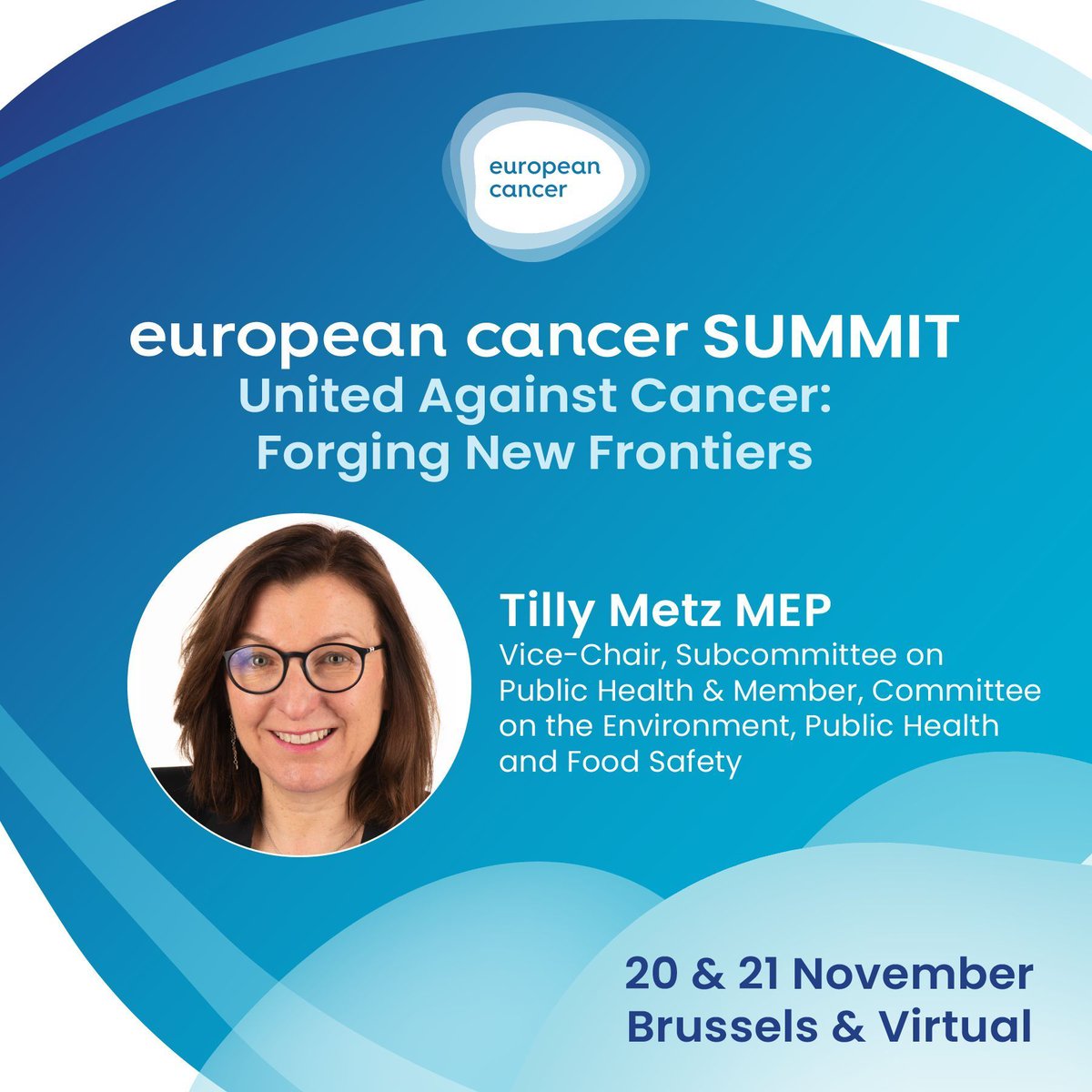 Hear more about the future of European screening programmes from @MetzTilly and other expert speakers. 

The leading voices in #CancerPrevention, #EarlyDetection and #Screening will all be together in one room – only at the #EuropeanCancerSummit. 💡

Don't be left out. Reserve