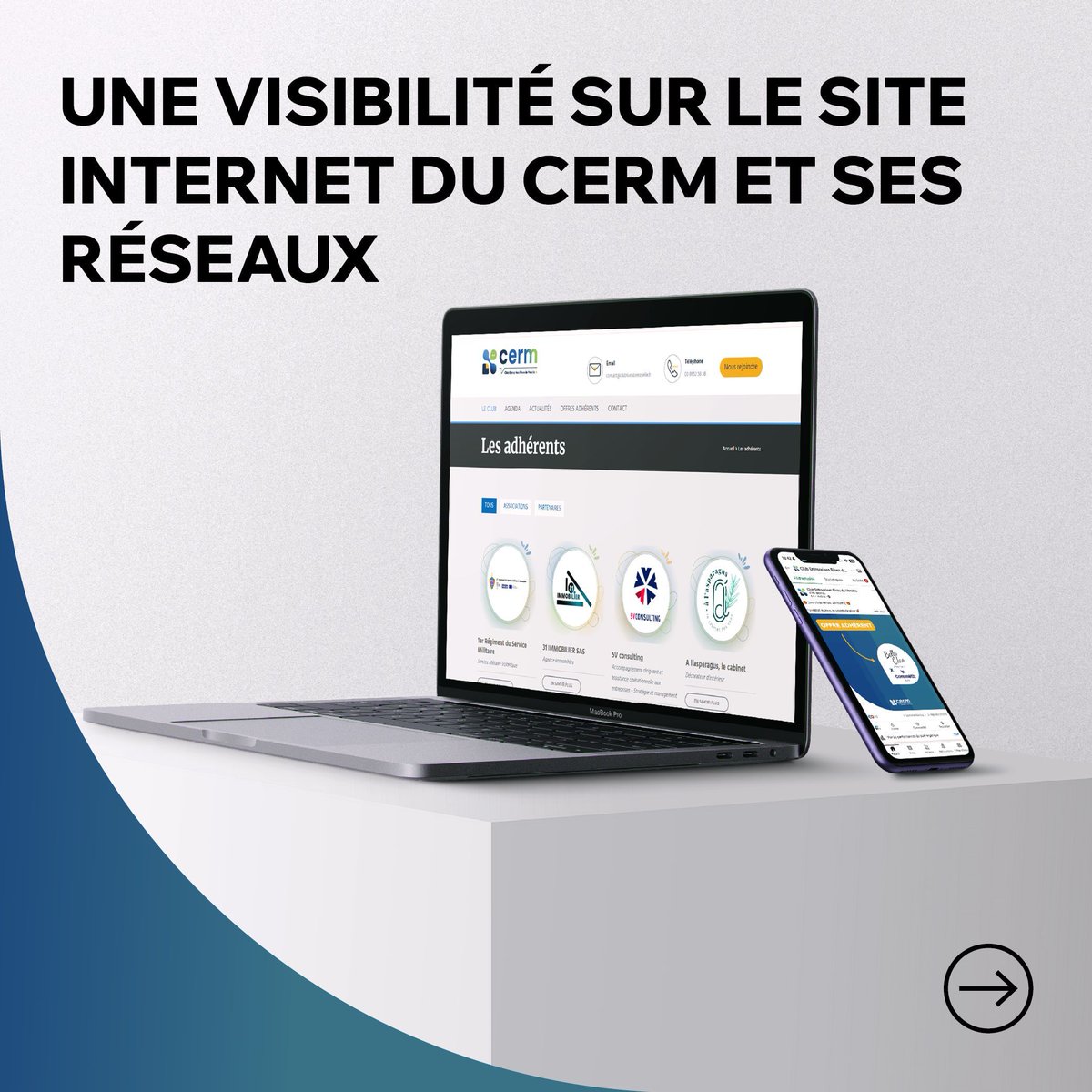 📣[Actu Club]📣

Prêt à faire décoller votre réseau ? Découvrez tous les avantages des adhérents du CERM ! 🚀

Ne manquez pas cette chance de transformer vos ambitions en réalité. L'aventure commence ici ! 🤩

#CERM #CreerDuLien #Avantages