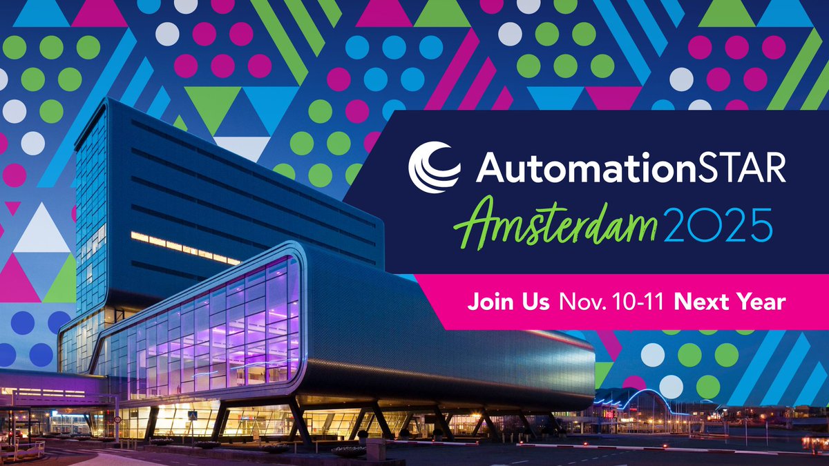 We're so excited to announce we're going to Amsterdam! We can't wait to get working on an incredible 2025 event.  Pre-register now to be the first to hear all the 2025 announcements!  automation.eurostarsoftwaretesting.com/registration/