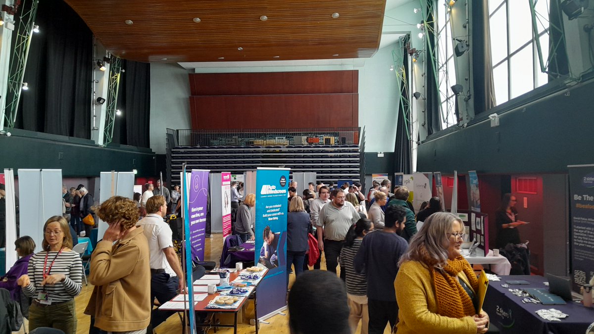 Great to attend the #Exeter Jobs Fair last week - so good speaking to many local people about opportunities and training.

Join us at the next one on the 23rd October.