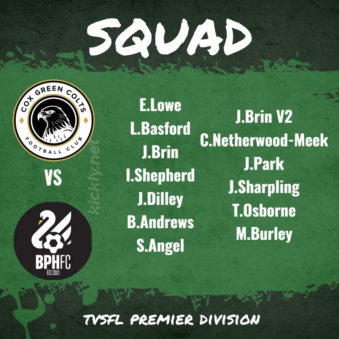 Cox Green Colts FC tweet media