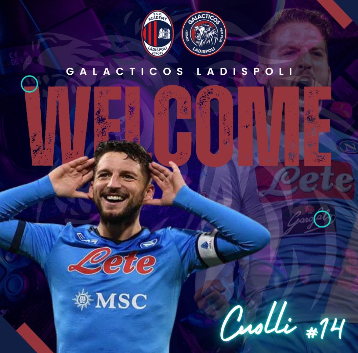 ora è ufficiale, <a href="/22Galacticos/">Galacticos Ladispoli Esports</a> pronti a vincere insieme🤝🏼✅👕1️⃣4️⃣